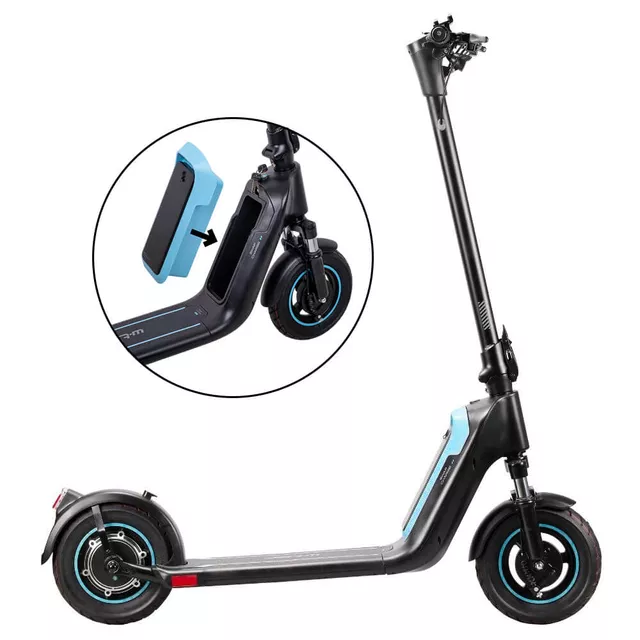 Hulajnoga elektryczna W-TEC SwapCharge 500W ∙ 10″ ∙ wyjmowana bateria ∙ zasięg do 38 km - Biały