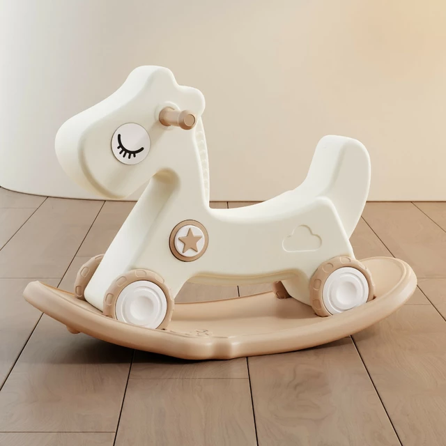 Rowerek biegowy i konik na biegunach inSPORTline Etalino ∙ 2w1 ∙ waga 3 kg ∙ nośność 40 kg ∙ HDPE ∙ dla dzieci 3+ - kawowy