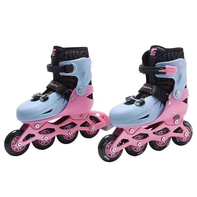 Regulowane rolki / wrotki / łyżwy 4w1 inSPORTline Fourtuna ∙ ABEC-7 ∙ unisex ∙ MicroLock ∙ AdjusTouch ∙ Safety Ankle