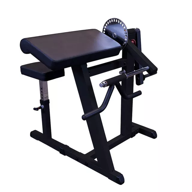 Stanowisko biceps / triceps Body-Solid GCBT380 ∙ regulowane siedzisko ∙ kąt 30° ∙ konstrukcja stalowa ∙ podkładki DuraFirm™ - Czarny - Czarny