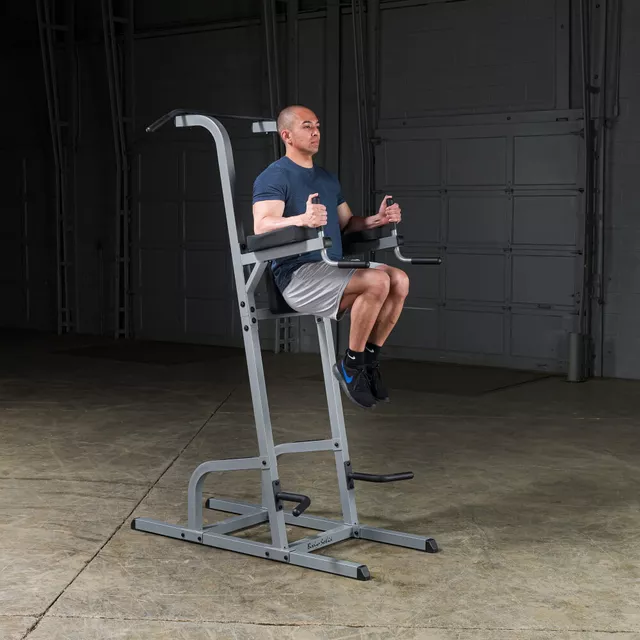 Wielofunkcyjna poręcz do ćwiczeń Body-Solid GKR82 ∙ drążek + dipy + oparcie ∙ 145 kg