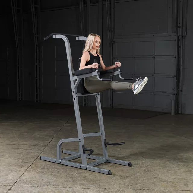 Wielofunkcyjna poręcz do ćwiczeń Body-Solid GKR82 ∙ drążek + dipy + oparcie ∙ 145 kg
