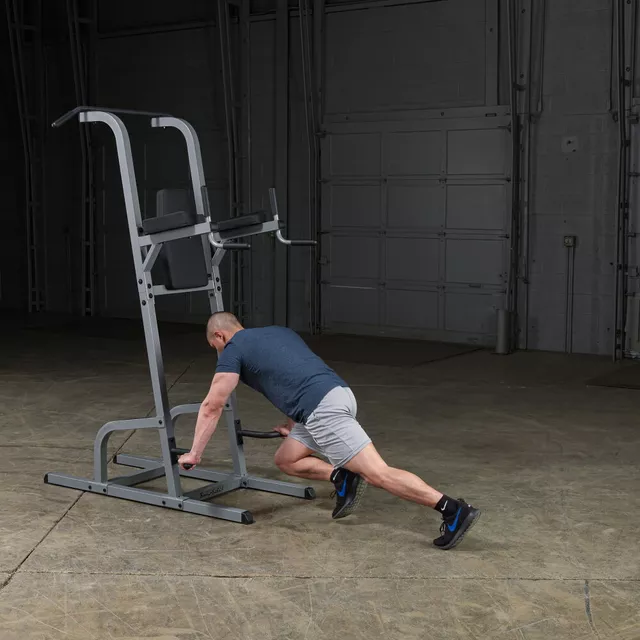 Wielofunkcyjna poręcz do ćwiczeń Body-Solid GKR82 ∙ drążek + dipy + oparcie ∙ 145 kg