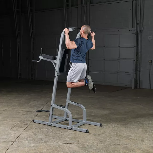 Wielofunkcyjna poręcz do ćwiczeń Body-Solid GKR82 ∙ drążek + dipy + oparcie ∙ 145 kg