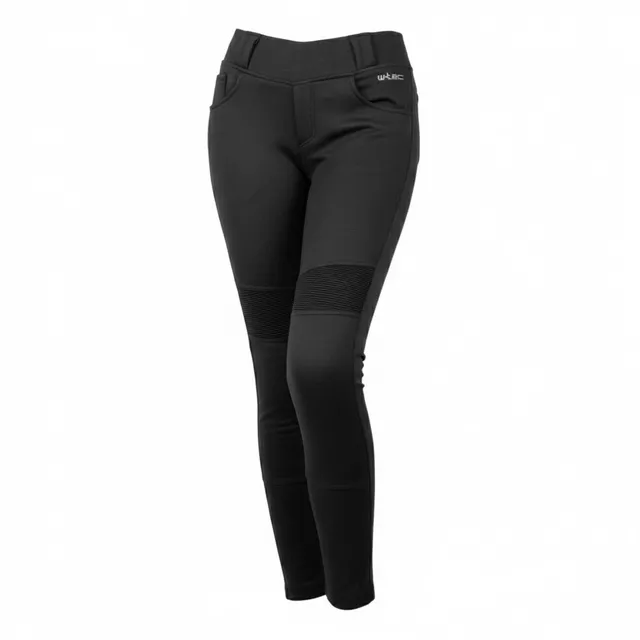 Legginsy motocyklowe damskie W-TEC Lukrecia Evo ∙ wzmocnienie aramidowe ∙ wyjmowane protektory kolan ∙ 4 praktyczne kieszenie ∙ elastyczny materiał