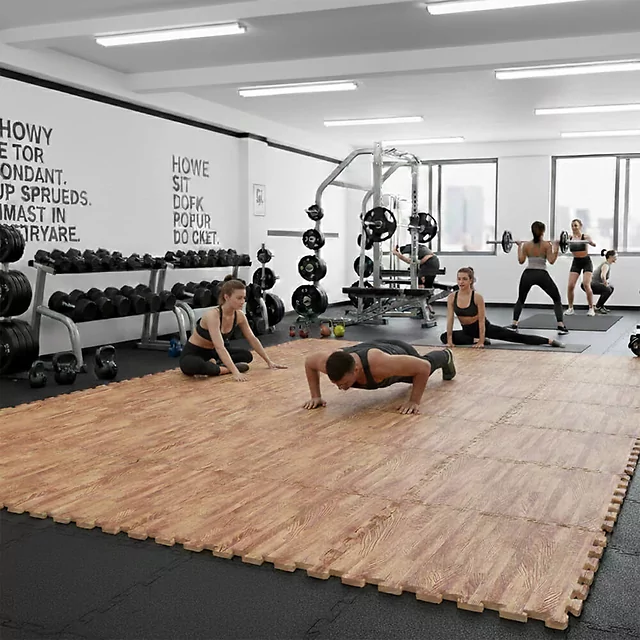 Mata tatami puzzle inSPORTline ZemalPro 100x100 cm ∙ grubość 2 cm ∙ amortyzacja wstrząsów ∙ system łączenia puzzle ∙ ochrona podłogi