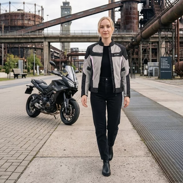 Letnia damska kurtka motocyklowa W-TEC Mirelia ∙ system AirVent ∙ protektory CE ∙ odpinana membrana ∙ elementy odblaskowe Visionight