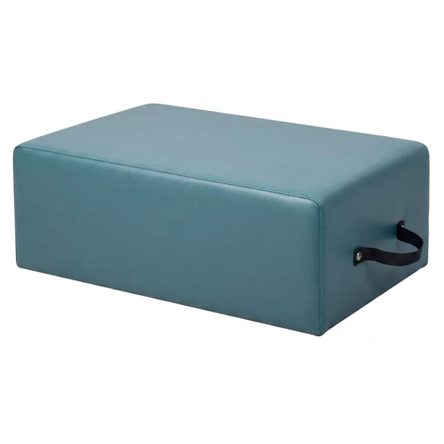 Zapasowy box do pilatesu do reformera inSPORTline Oquiler ∙ 2 uchwyty ∙ drewno/pianka/mikrofibra ∙ 5,8 kg - Zielony-niebieski