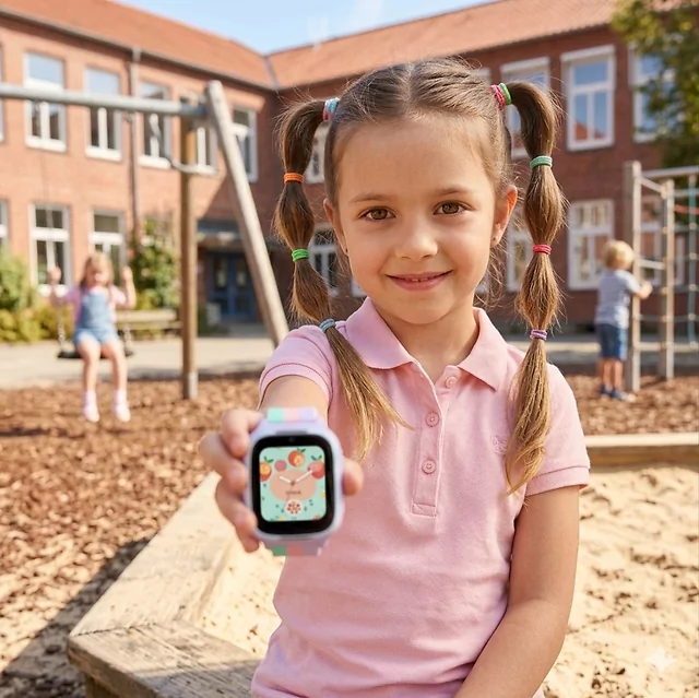 Smartwatch dziecięcy inSPORTline Cubbio ∙ wymienne ramki ∙ śledzenie GPS ∙ przycisk SOS ∙ połączenia głosowe ∙ IP 67 ∙ karta SIM - Biały