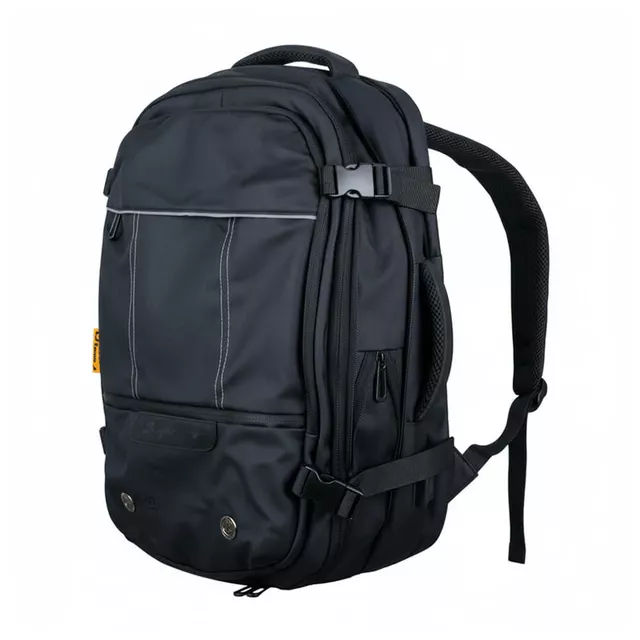 Plecak podróżny inSPORTline Wingmate 33–50 l ∙ regulowana pojemność ∙ otwarcie jak walizka ∙ kieszeń na laptopa 17,3" ∙ kabel do powerbanka