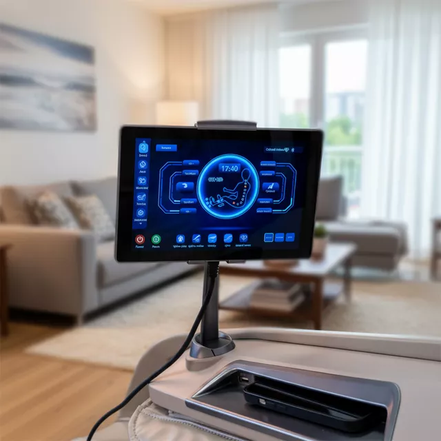 Fotel masujący inSPORTline Balsadena ∙ masaż 4D, powietrzny ∙ ogrzewanie ∙ Bluetooth ∙ Zero Gravity ∙ Zero Space - Beżowy