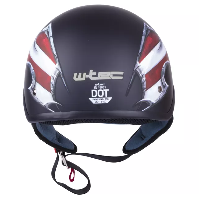 Kask motocyklowy otwarty W-TEC V531 chopper - Czarny matowy