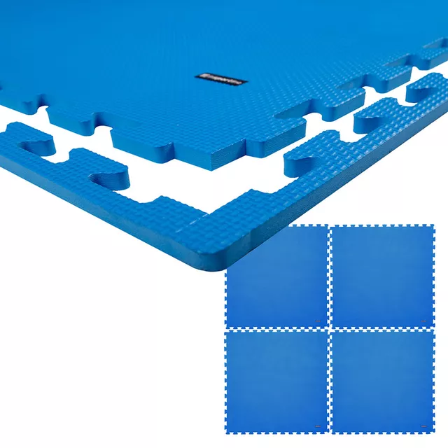 Mata fitness do ćwiczeń inSPORTline EVA40 200x200x1 cm ∙ modułowa z 4 części ∙ eva gęstość 40 kg/m³ ∙ wodoodporna