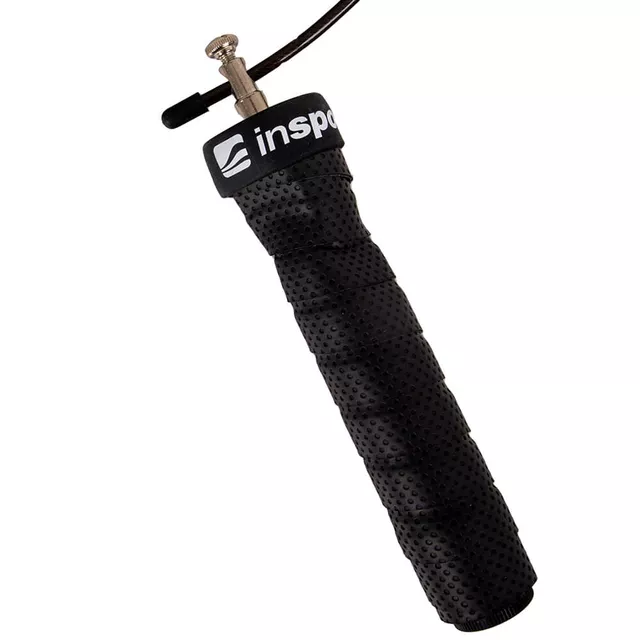 Skakanka bokserska inSPORTline JumpSet ∙ łożyska kulkowe ∙ obciążniki 200g ∙ 2 linki stalowe ∙ regulowana długość ∙ pokrowiec