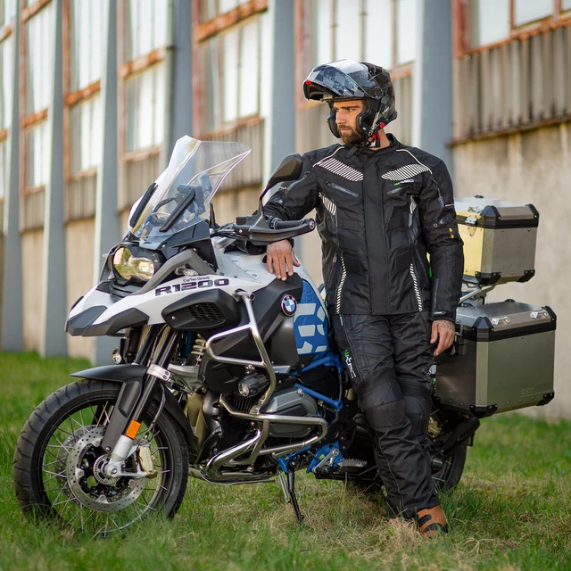 Kask motocyklowy szczękowy W-TEC Vexamo z blendą - Biały