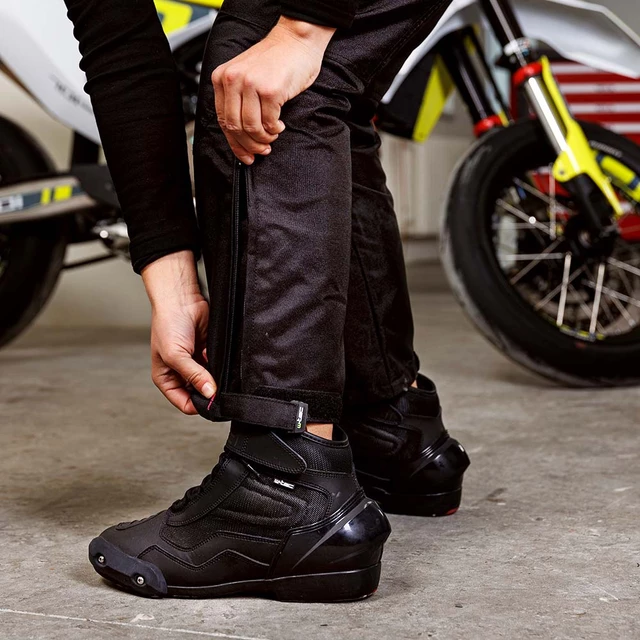 Damskie spodnie motocyklowe W-TEC Propant Lady - Czarno-różowy