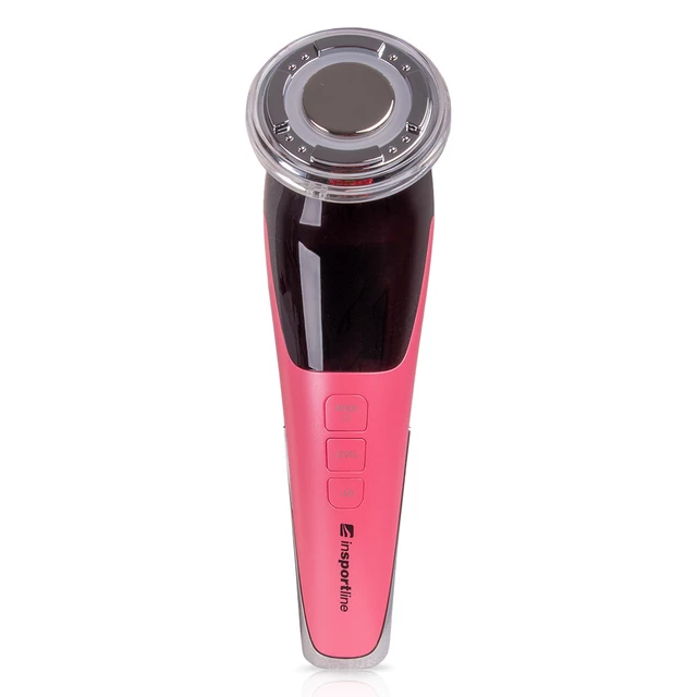Lampa kolagenowa inSPORTline Hezu ∙ lifting EMS ∙ czyszczenie CLEAN ∙ nawilżanie ∙ synteza kolagenu ∙ temp. 6-42°C ∙ bateria 10000 mAh