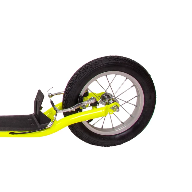 Hulajnoga miejska inSPORTline Milester 16/12" ∙ pompowane koła ∙ hamulce V-brake ∙ nośność 100 kg ∙ regulowana kierownica - Różowy
