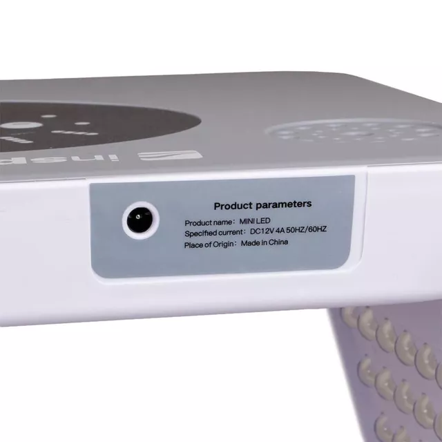 Lampa LED do twarzy inSPORTline Coladome 600 ∙ 225 diod ∙ 4 poziomy mocy ∙ termoterapia LED ∙ temperatura regulowana
