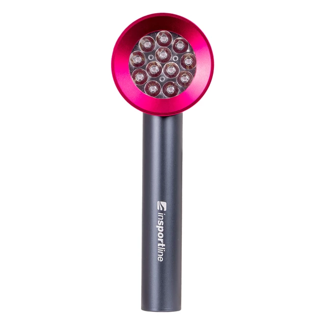 Lampa kolagenowa inSPORTline Coladan ∙ terapia światłem czerwonym ∙ do twarzy i ciała ∙ 2 poziomy mocy ∙ ładowanie USB