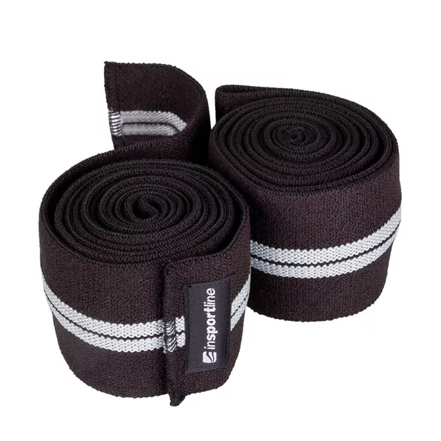 Stabilizator / ściągacz kolan inSPORTline KneeWrap ∙ uniwersalny materiał ∙ zapinany na rzep ∙ uniwersalny