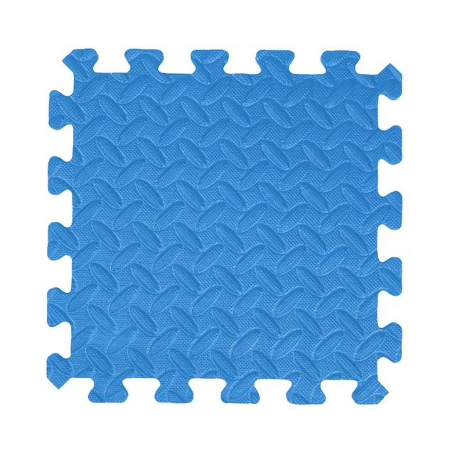 Mata antypoślizgowa puzzle inSPORTline Famkin ∙ 12 elementów 30×30×1,2 cm ∙ materiał PE ∙ obciążenie max 120 kg ∙ z krawędziami
