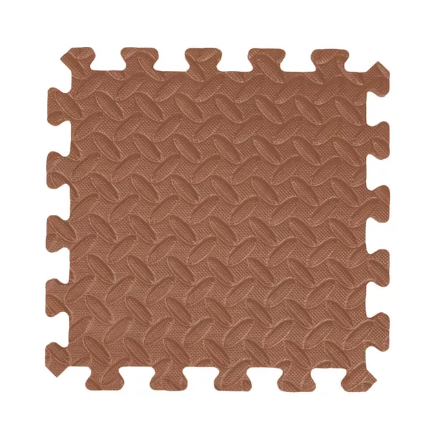 Mata antypoślizgowa puzzle inSPORTline Famkin ∙ 12 elementów 30×30×1,2 cm ∙ materiał PE ∙ obciążenie max 120 kg ∙ z krawędziami
