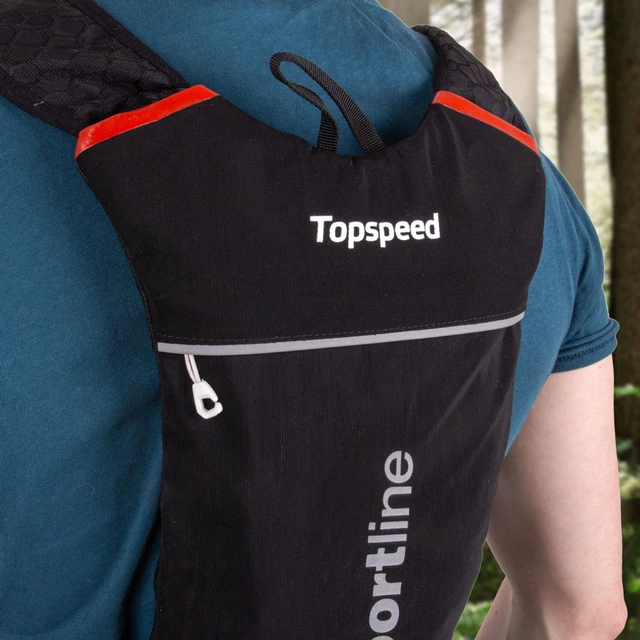 Ultralekki plecak do biegania inSPORTline Topspeed - OUTLET - Czarny