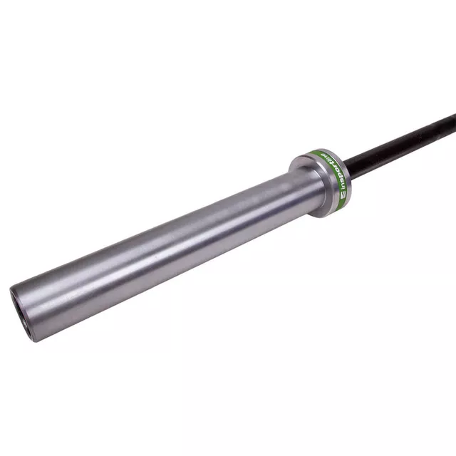 Gryf olimpijski prosty inSPORTline OB-80 200 cm ∙ 50 mm ∙ 450 kg ∙ antypoślizgowy chwyt ∙ łożyskowy