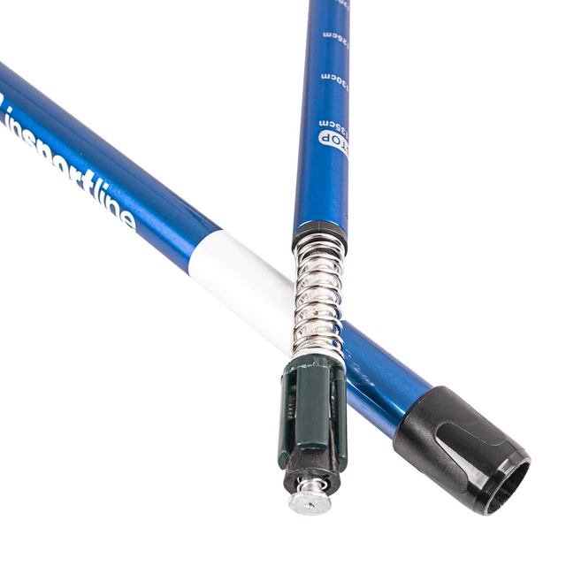 Kij trekkingowy inSPORTline Mirador ∙ lekki aluminiowy ∙ teleskopowy 3-częściowy ∙ regulacja 63-135 cm ∙ 285 g ∙ antypoślizgowe pianki