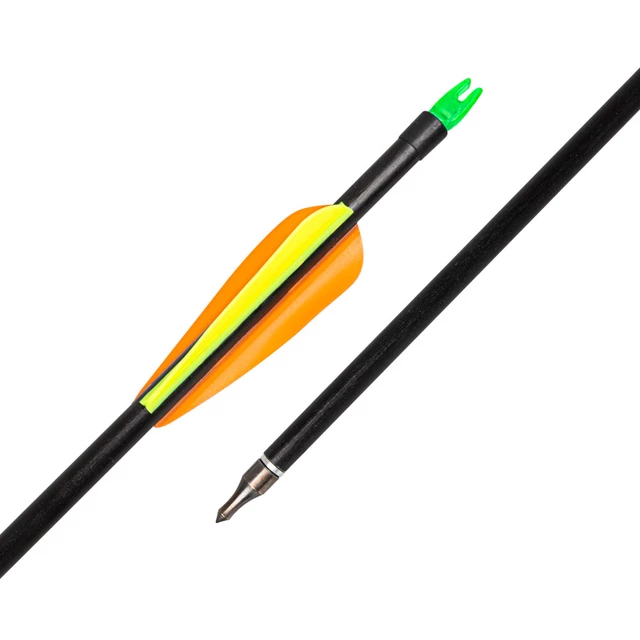 Strzały łucznicze inSPORTline Adamson ∙ 5 szt. ∙ średnica 7,5 mm ∙ spine 500 ∙ wkręcany grot ∙ do łuków refleksyjnych