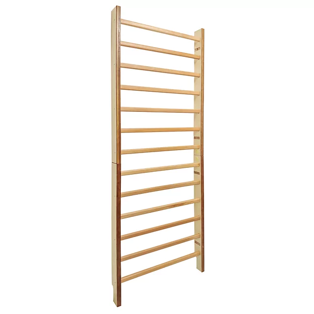 Drabinka gimnastyczna inSPORTline Dualmar 250x90 cm ∙ 13 szczebli ∙ lakierowane drewno bukowe ∙ nośność 130 kg
