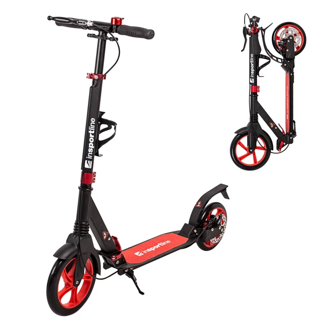 Hulajnoga inSPORTline Discola 230mm - OUTLET - Czerwony