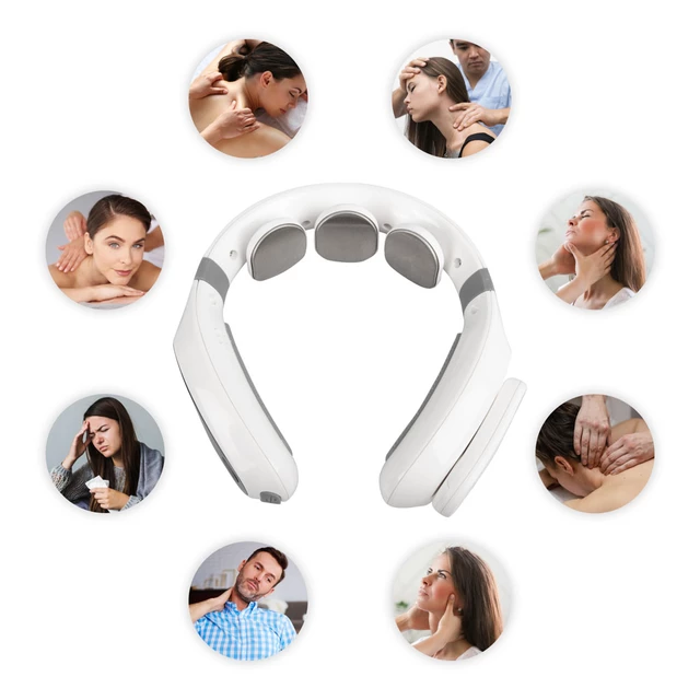 Masażer karku i szyi inSPORTline Lenqua ∙ masaż shiatsu ∙ funkcja podgrzewania ∙ 2 kierunki obrotu ∙ rolki 3D
