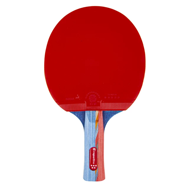 Profesjonalna rakietka do ping-ponga inSPORTline Shootfair S5 ∙ prędkość 88 ∙ rotacja 82 ∙ kontrola 82 ∙ 5-warstwowe drewno ∙ ITTF