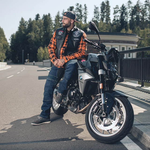 Koszula motocyklowa W-TEC Terchis - Czerwony
