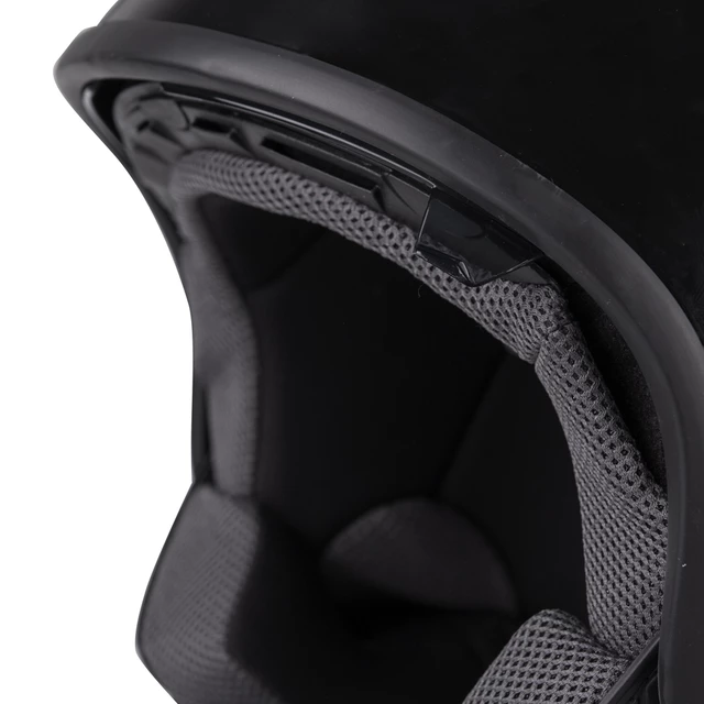 Kask motocyklowy otwarty na skuter W-TEC FS-710S Revolt Black - Czarny z gwiazdą