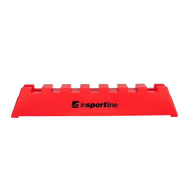 Przeszkoda sportowa / treningowa inSPORTline Rectangle ∙ żółta ∙ do slalomu ∙ nośność słupków 25 mm - Czerwony