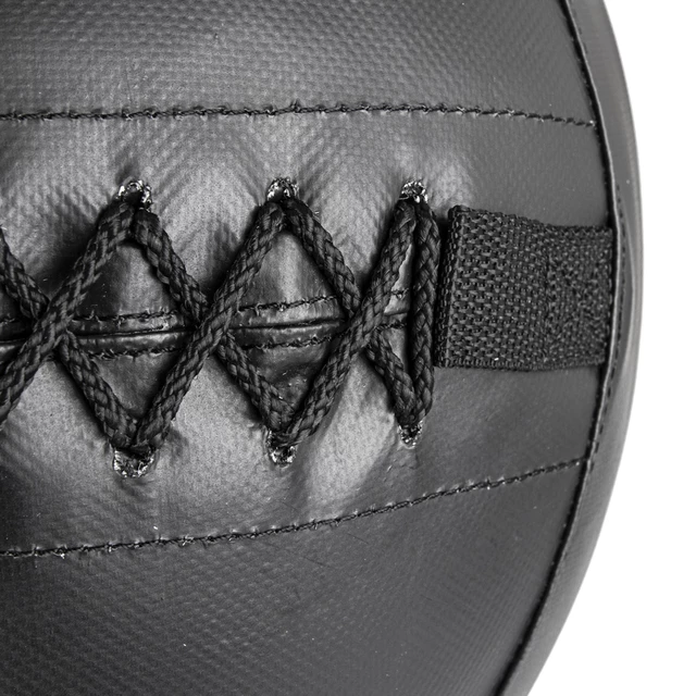 Piłka lekarska inSPORTline Walbal SE 10 kg ∙ możliwość mocowania gum / lin  ∙ podwójne szycie ∙ wytrzymała powłoka PVC ∙ BLACK EDITION