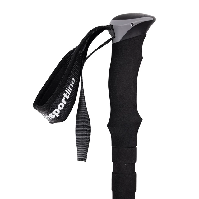 Kijki trekkingowe inSPORTline Montgato ∙ aluminiowe ∙ regulacja 110-140 cm ∙ 590 g/para ∙ 3 sekcje ∙ pianka EVA ∙ grot stalowy