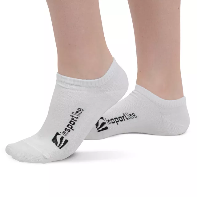 Skarpetki bambusowe stopki inSPORTline Bambuo Low AG+ - Biały