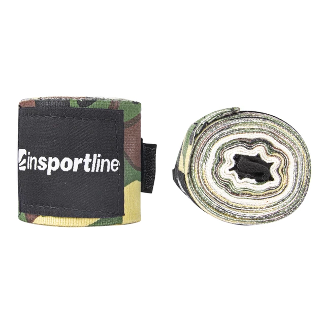 Owijki na dłonie inSPORTline Disfarko 350 cm ∙ 2 szt ∙ elastyczna bawełna ∙ rzep ∙ stabilizacja ∙ wsparcie nadgarstka - Moro