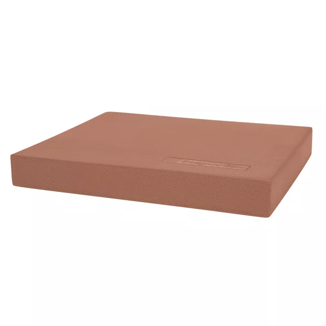 Podkładka do balansowania inSPORTline Brik 48×38×6 cm ∙ z pianki TPE ∙ nośność 150 kg ∙ stabilizacja i koordynacja ∙ wzmacnia mięśnie - Niebieski - mus mokka