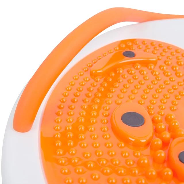 Twister obrotowy inSPORTline Twist Digital ∙ licznik LCD ∙ 2 ekspandery ∙ punkty magnetyczne ∙ średnica 28 cm ∙ nośność 90 kg - Miętowy