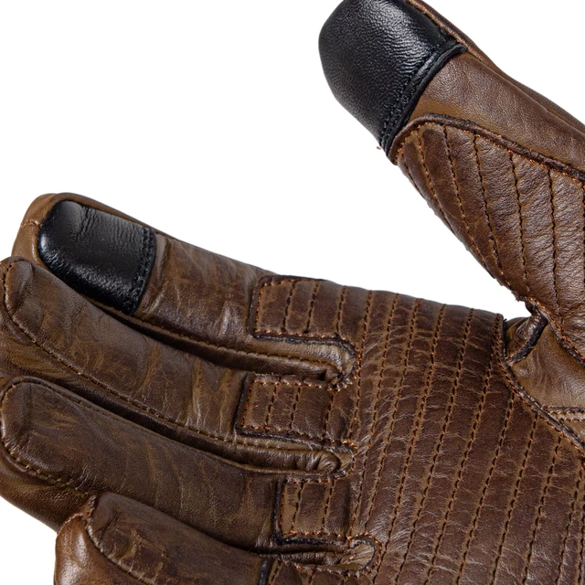 Rękawice motocyklowe W-TEC Inverner - Ciemny brązowy