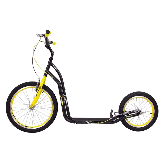 Hulajnoga inSPORTline Disparo V-Brake 20/16" ∙ pompowane koła ∙ hamulce v-brake ∙ nośność 100 kg ∙ regulowana kierownica 92-99 cm
