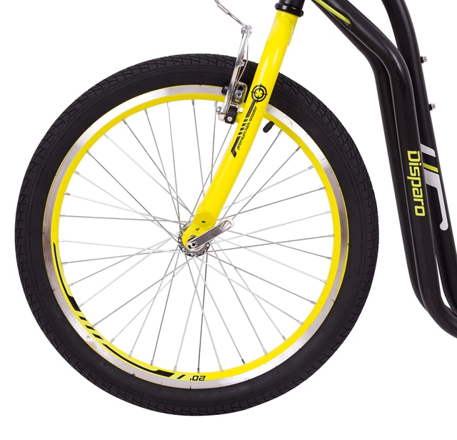 Hulajnoga inSPORTline Disparo V-Brake 20/16" ∙ pompowane koła ∙ hamulce v-brake ∙ nośność 100 kg ∙ regulowana kierownica 92-99 cm