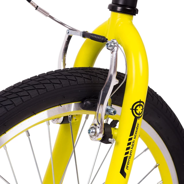 Hulajnoga inSPORTline Disparo V-Brake 20/16" ∙ pompowane koła ∙ hamulce v-brake ∙ nośność 100 kg ∙ regulowana kierownica 92-99 cm