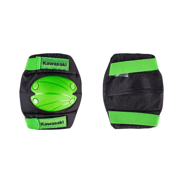 Zestaw 4-częściowy ochraniacze na rolki, rower, hulajnoge Kawasaki Purotek - Zielony