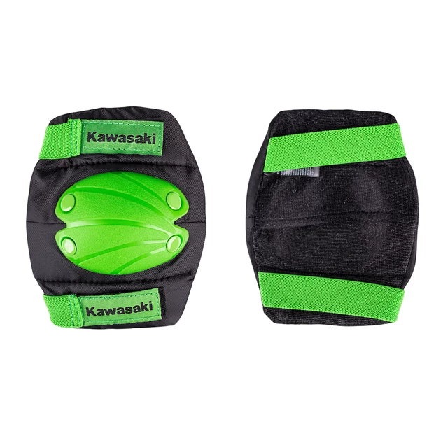 Zestaw 4-częściowy ochraniacze na rolki, rower, hulajnoge Kawasaki Purotek - Zielony